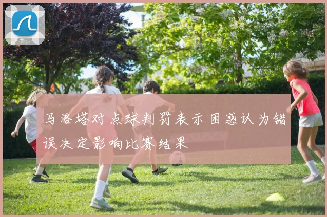 马洛塔对点球判罚表示困惑认为错误决定影响比赛结果